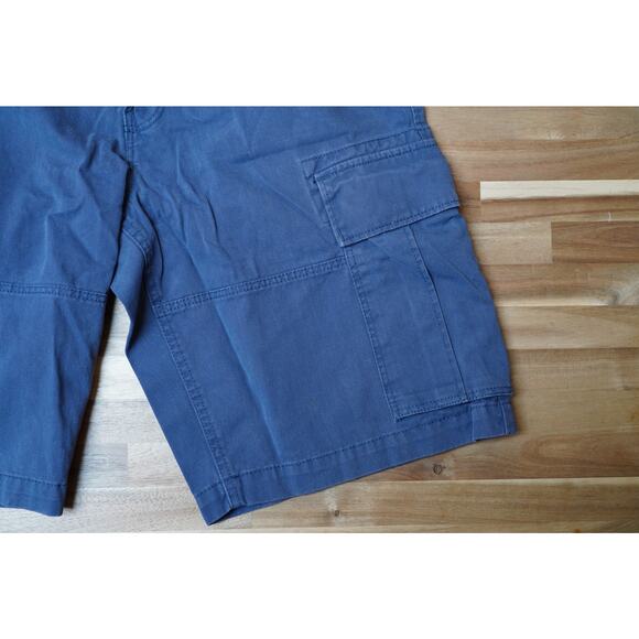 Banana Republic Men Cotton Cargo Drawstring Pocket Shorts Khakis Blue 30 - Picture 4 of 8